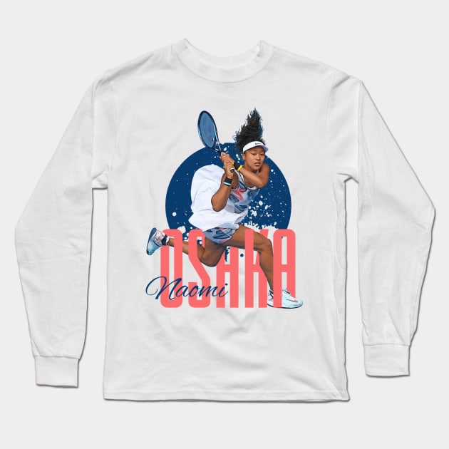 Naomi Osaka Long Sleeve T-Shirt by Juantamad